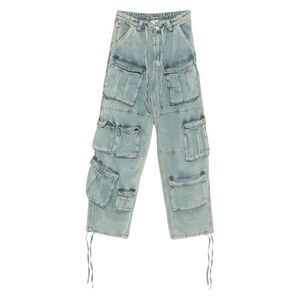 Markgong Blue Denim - Wide-Leg Jeans Women